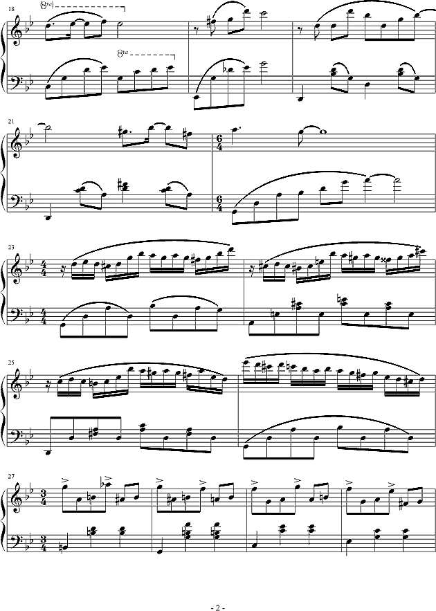 我不是肖邦钢琴谱