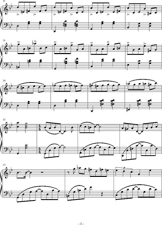 我不是肖邦钢琴谱