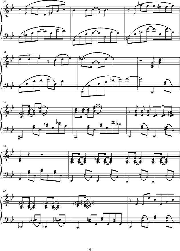 我不是肖邦钢琴谱