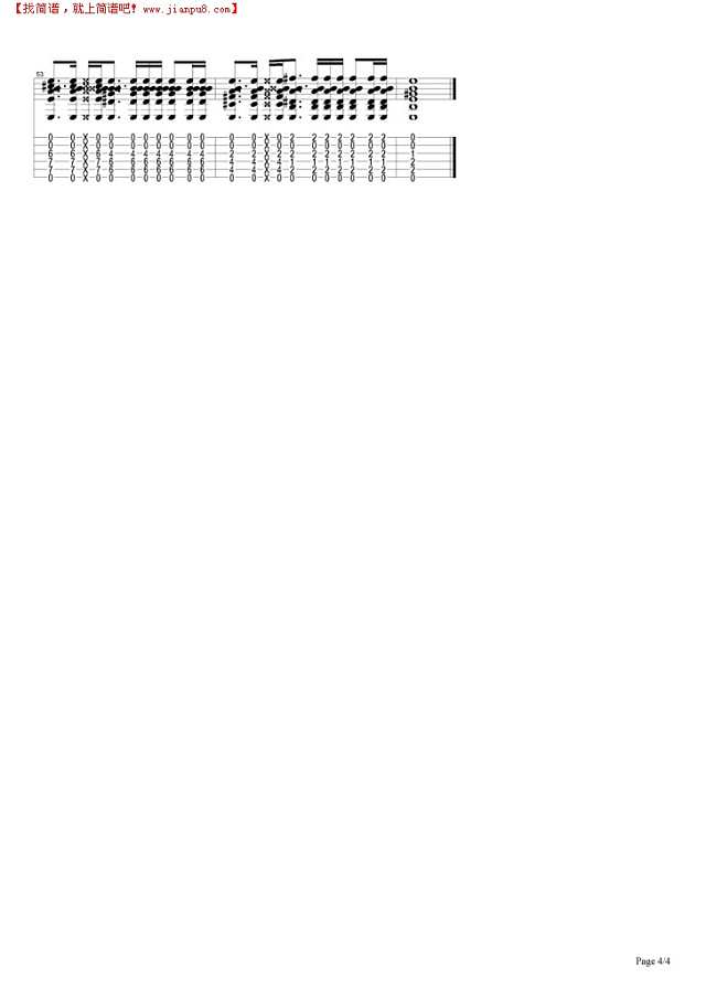 Summer Parade吉他谱