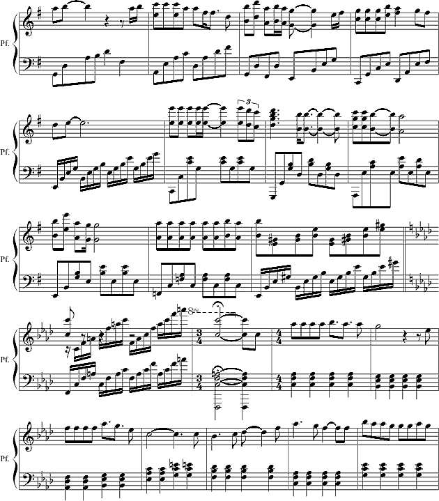 守住寂寞钢琴谱