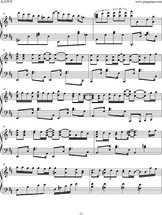 从国境之南出发钢琴谱