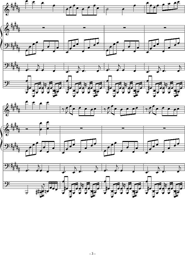 拾起碎片钢琴谱