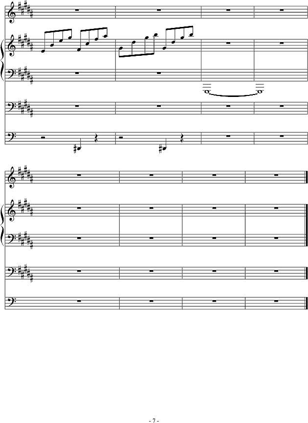 拾起碎片钢琴谱