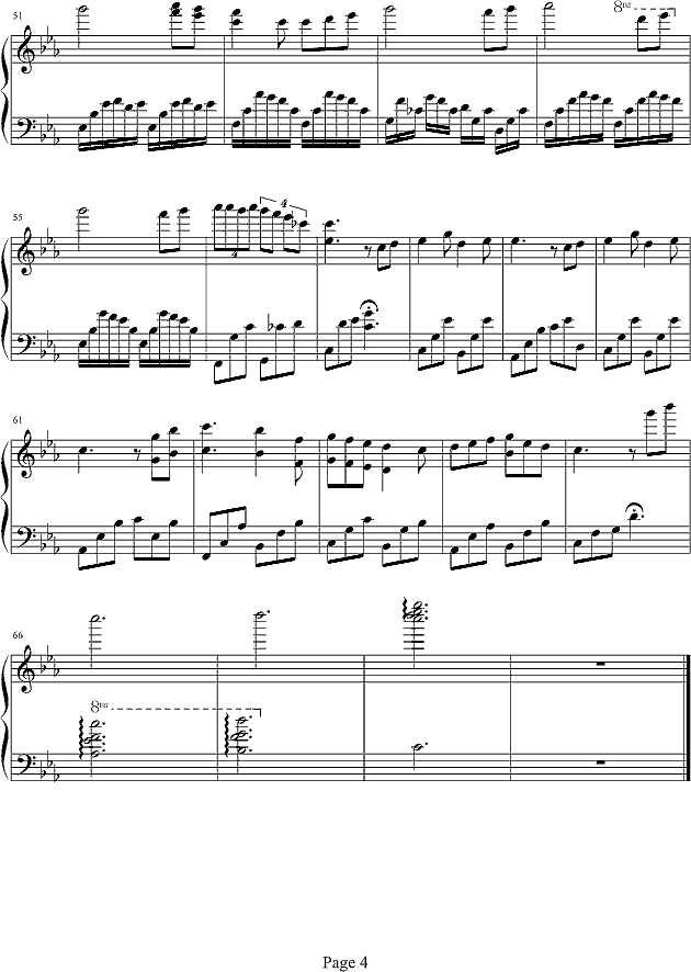 From the Sky钢琴谱