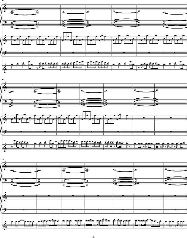 Above and Beyond钢琴谱