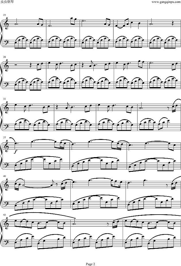 无止境的见识钢琴谱