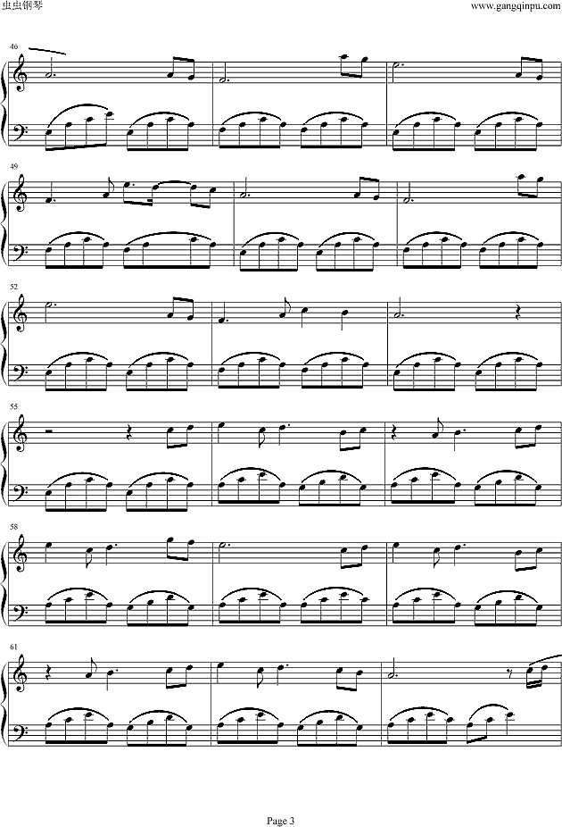 无止境的见识钢琴谱