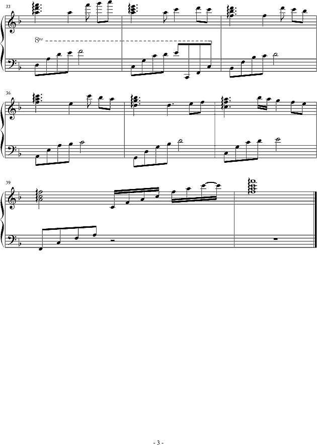 午夜未眠钢琴谱