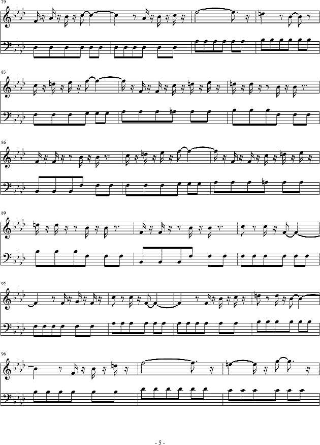 绿色兵团第2关钢琴谱