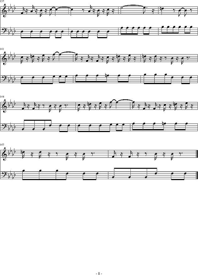 绿色兵团第2关钢琴谱