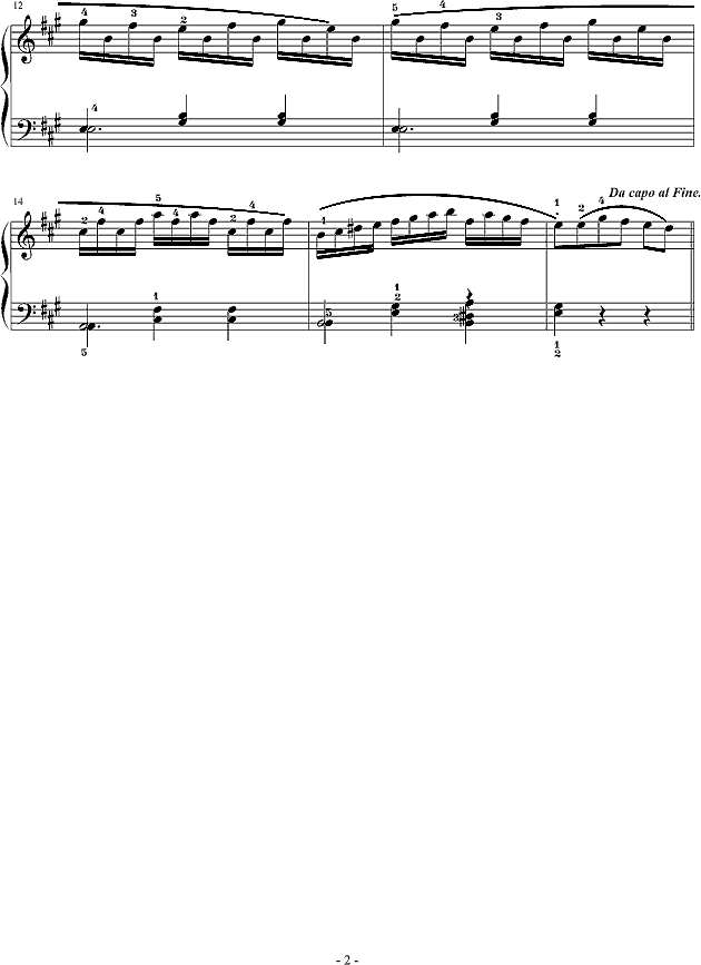 车尔尼599第66首钢琴谱