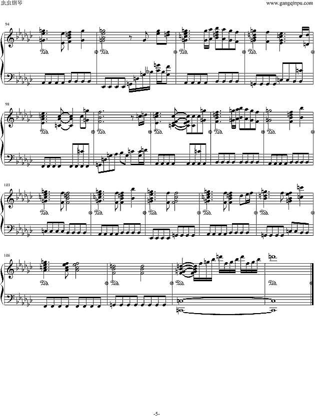 高达-遗迹钢琴谱