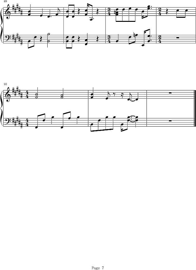 古老的大钟钢琴谱