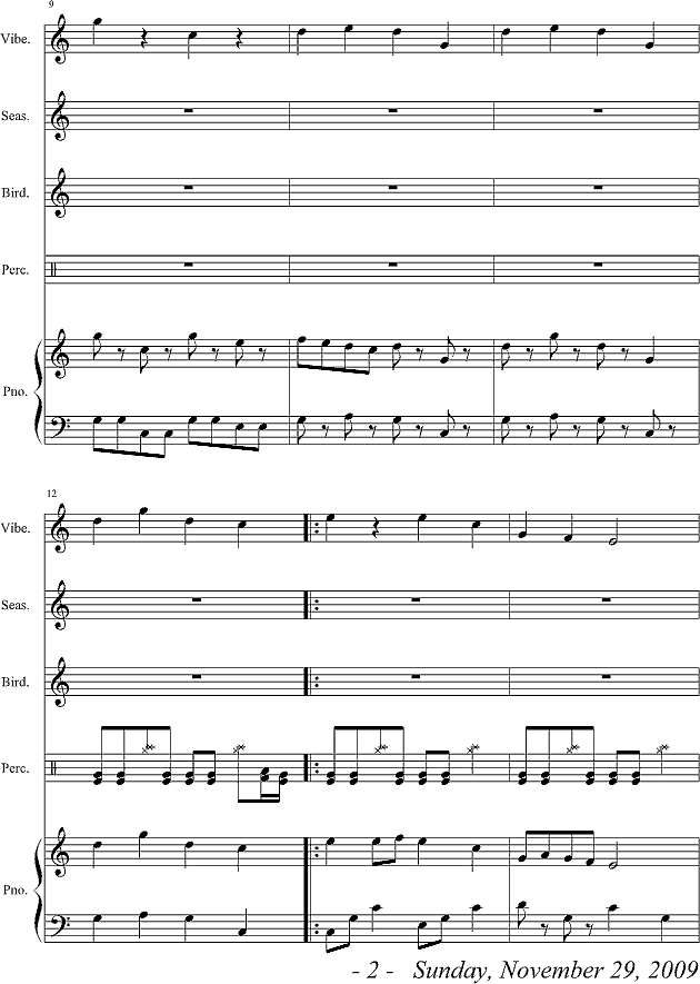 森林物语-雨过天晴钢琴谱