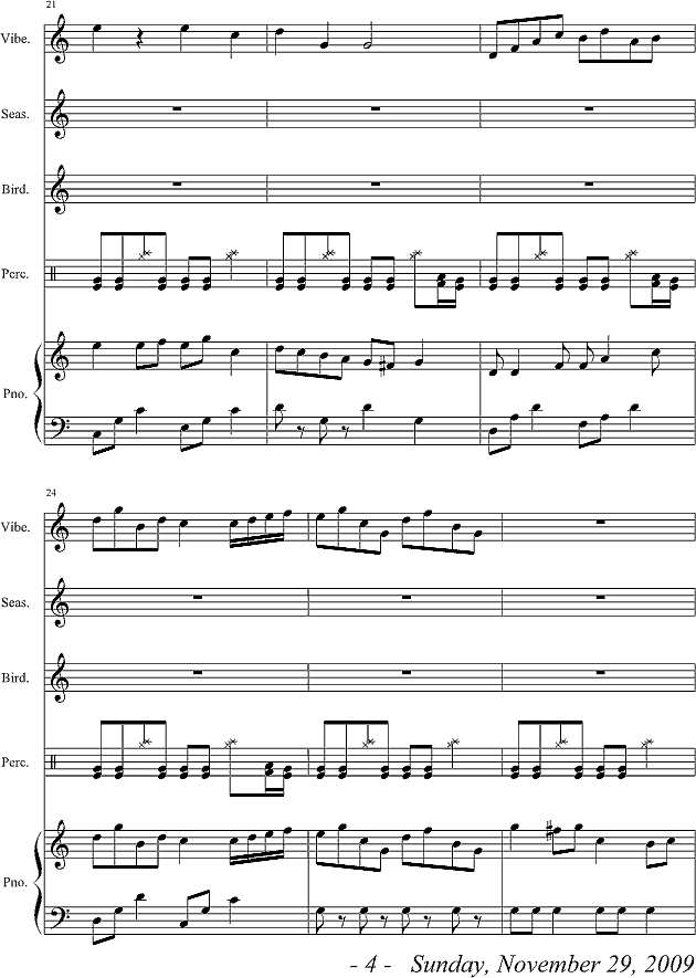 森林物语-雨过天晴钢琴谱