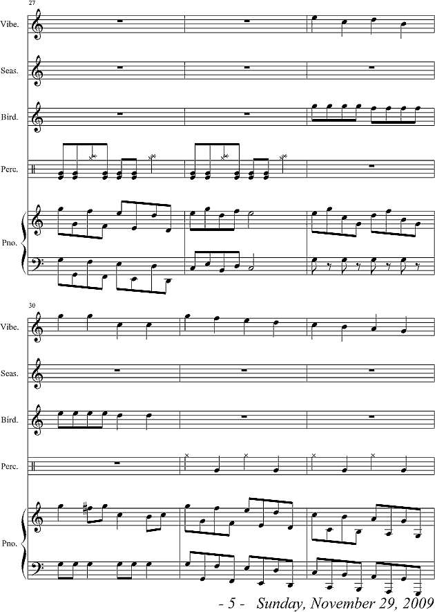 森林物语-雨过天晴钢琴谱