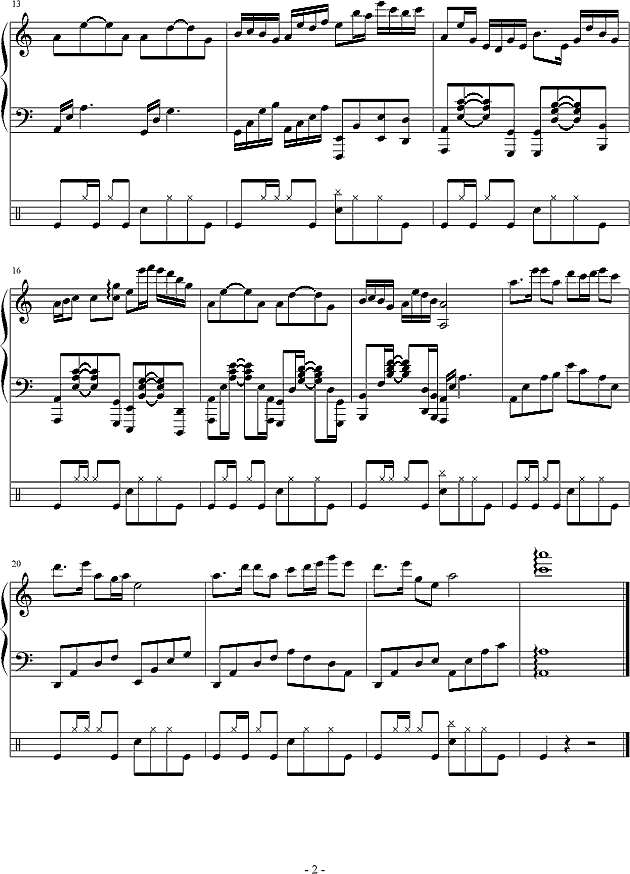 蜻蜓蝴蝶梦钢琴谱