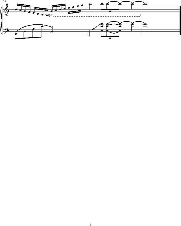 普通朋友钢琴谱