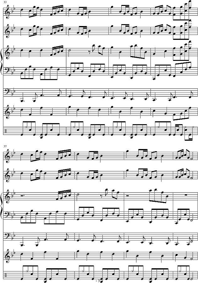 踏花归去马蹄香钢琴谱