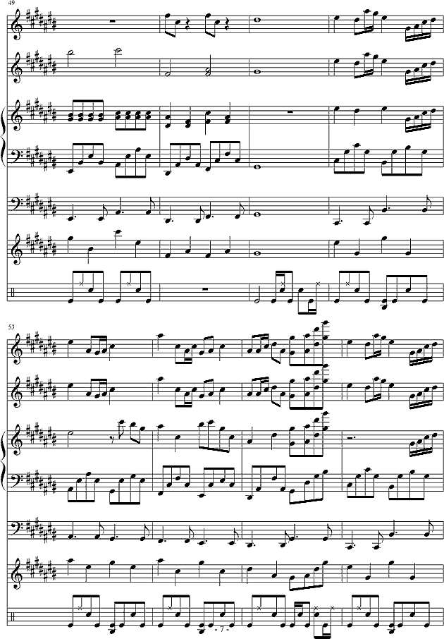 踏花归去马蹄香钢琴谱