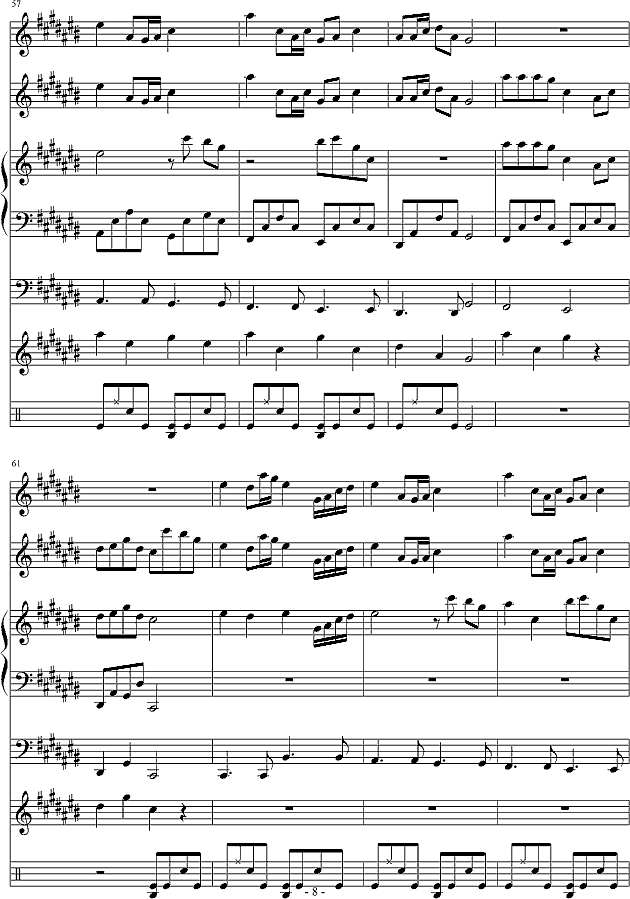 踏花归去马蹄香钢琴谱