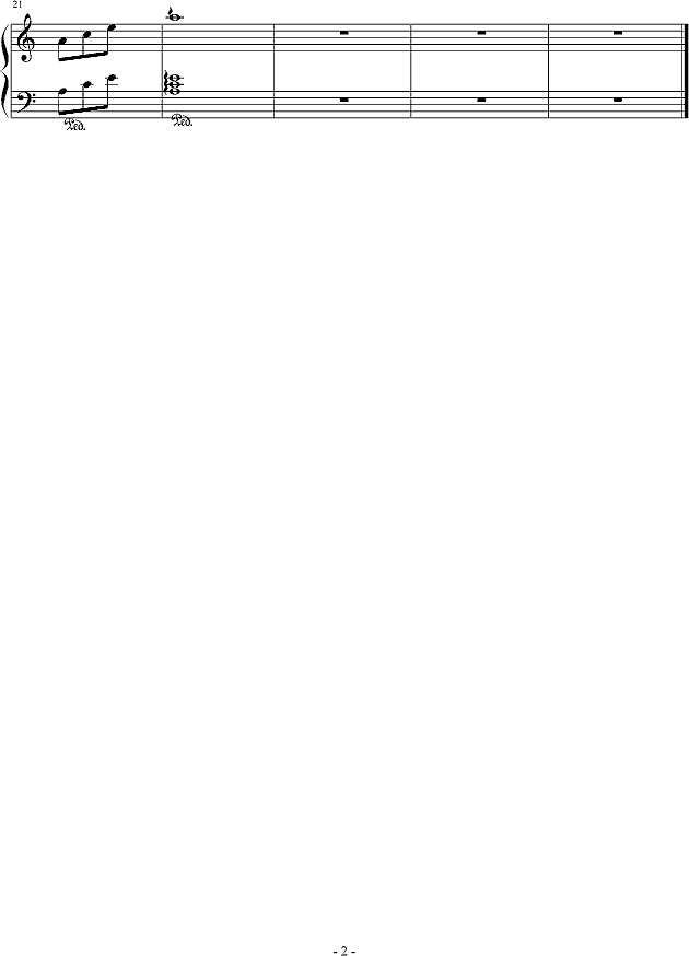 为你而旋转钢琴谱