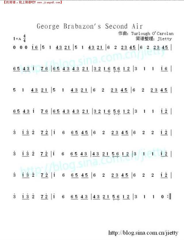 George Brabazon`s Second Air简谱