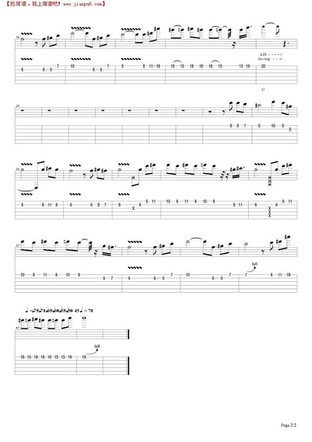 The Godfather Theme(2)吉他谱