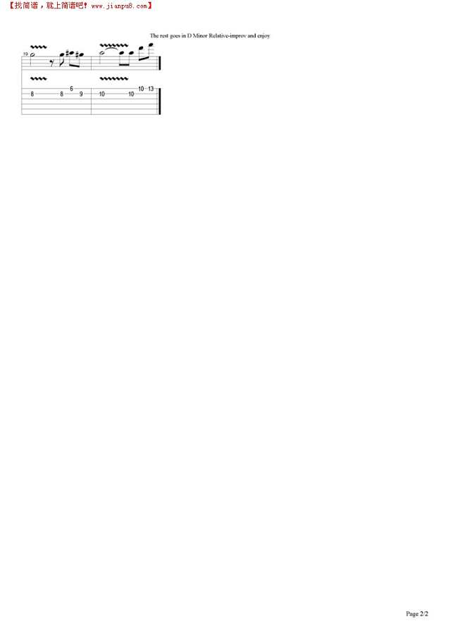 The Godfather Theme(3)吉他谱