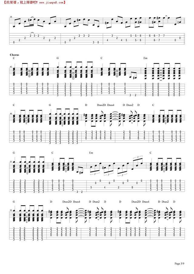 Patience (live)吉他谱