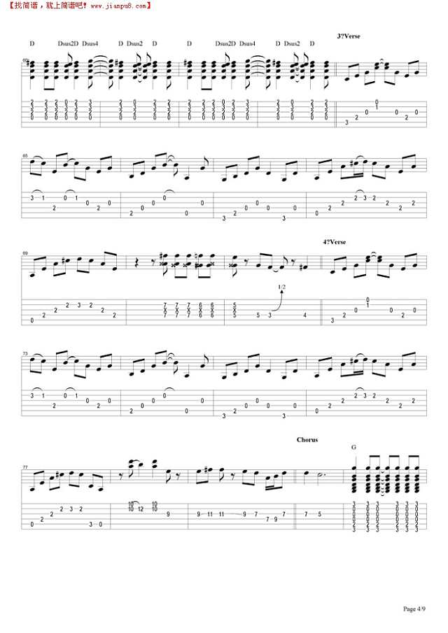 Patience (live)吉他谱