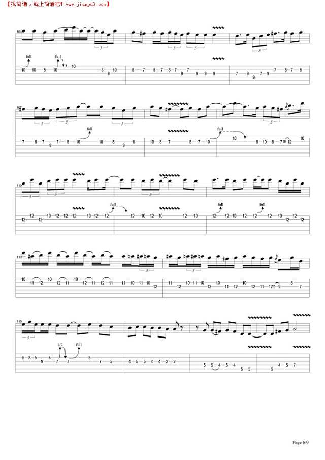 Patience (live)吉他谱