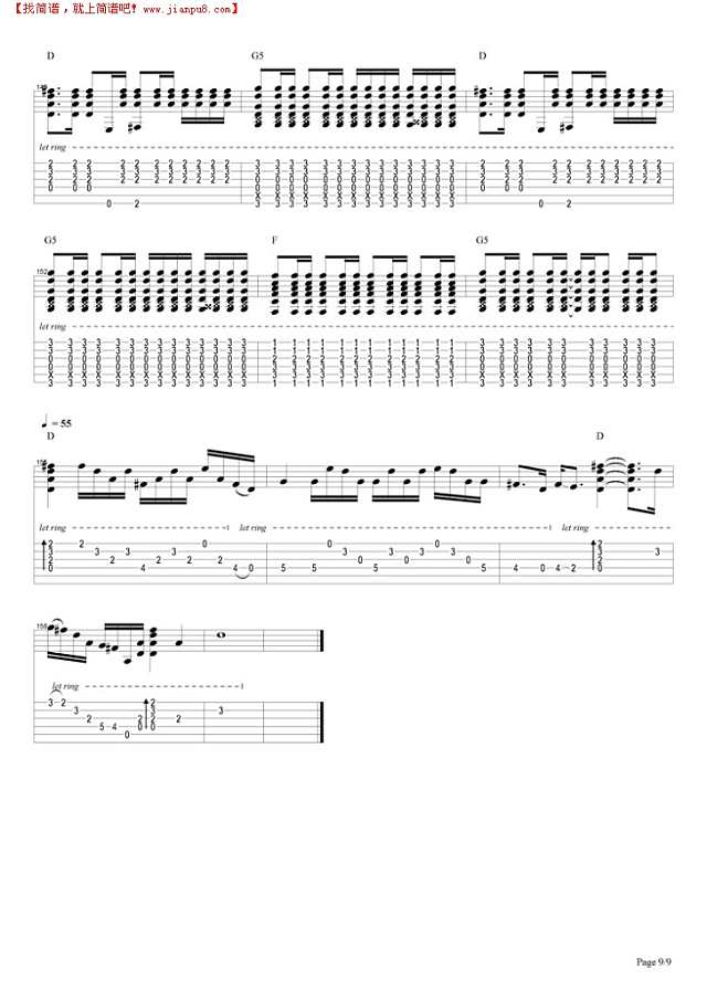 Patience (live)吉他谱