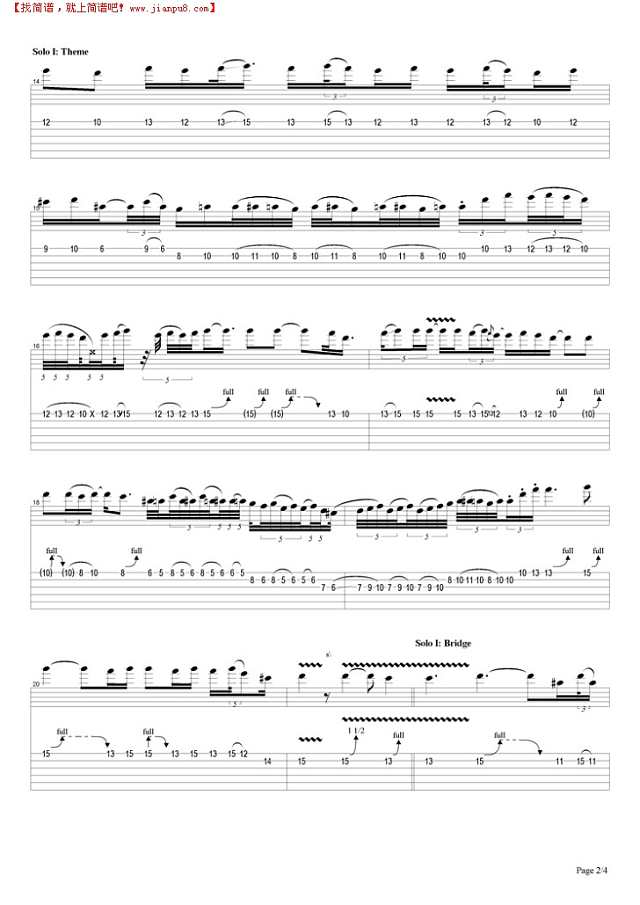 Theme from the Godfather吉他谱