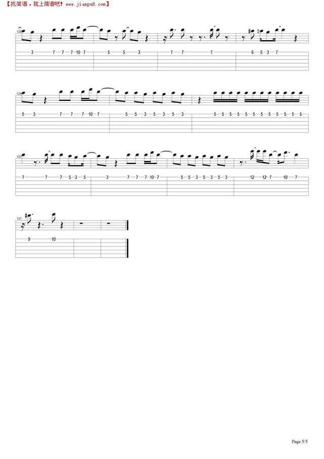 Welcome To The Jungle(2)吉他谱