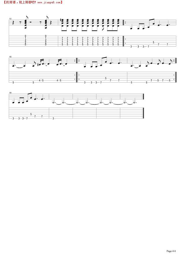 Since I Don`t Have You吉他谱