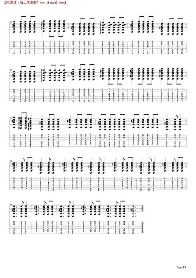 You Ain`t The First吉他谱