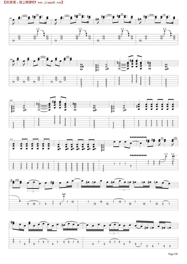 You Could Be Mine(live)吉他谱