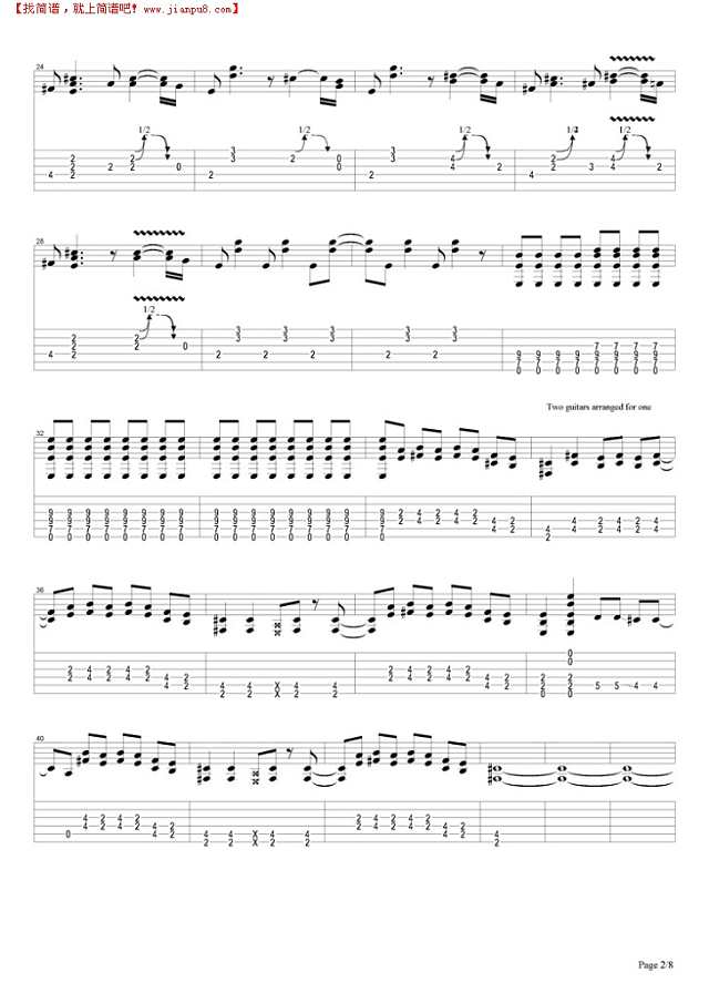 You Could Be Mine吉他谱