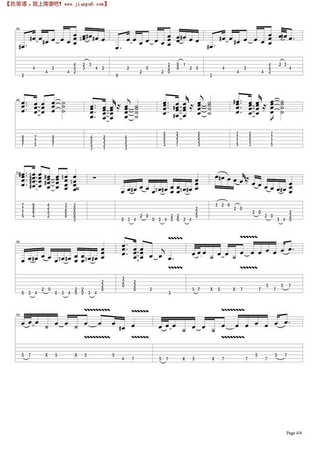 Mr Brownstone吉他谱