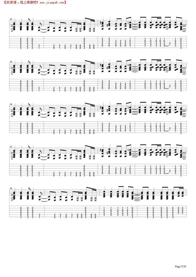 One in a Million吉他谱