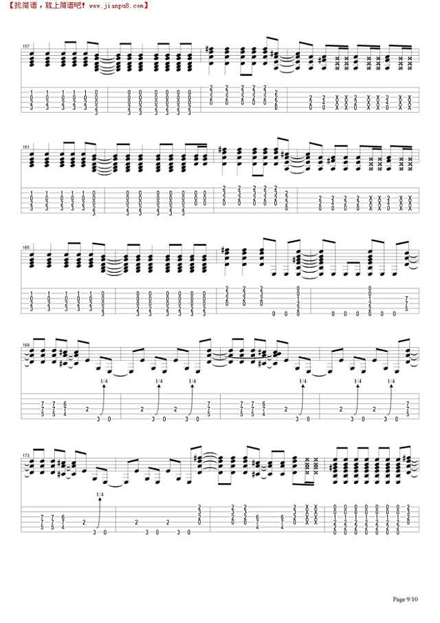 One in a Million吉他谱