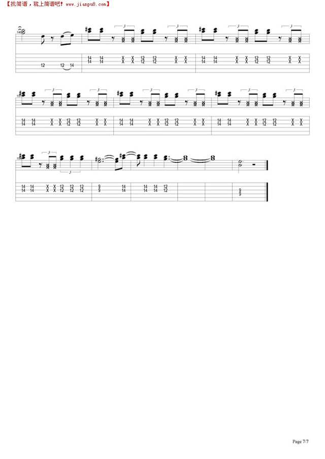 Dust n Bones吉他谱