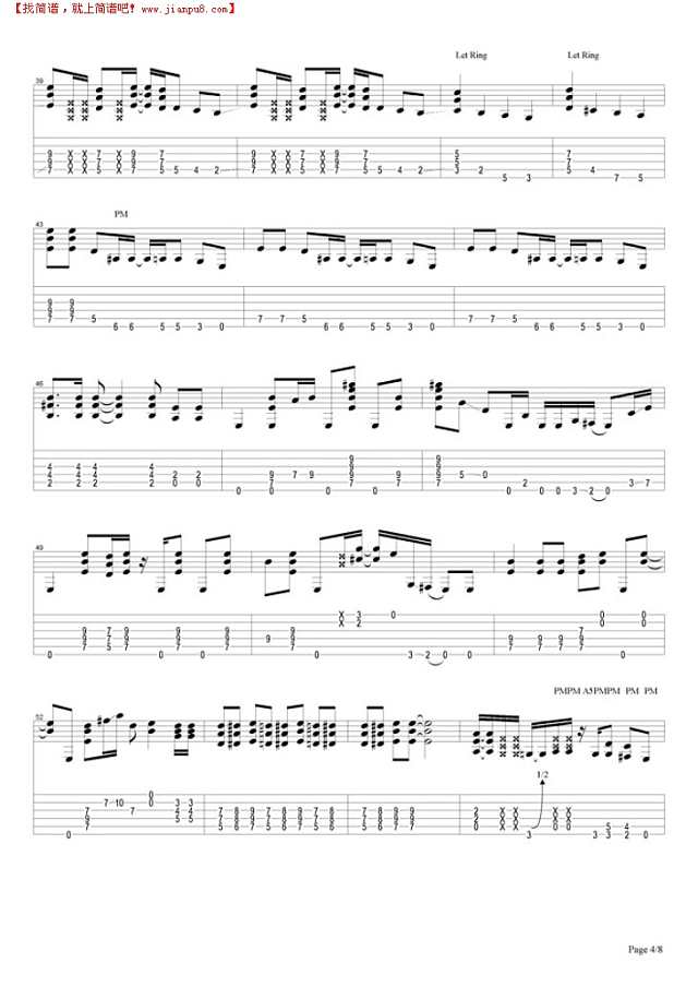 Welcome To The Jungle吉他谱