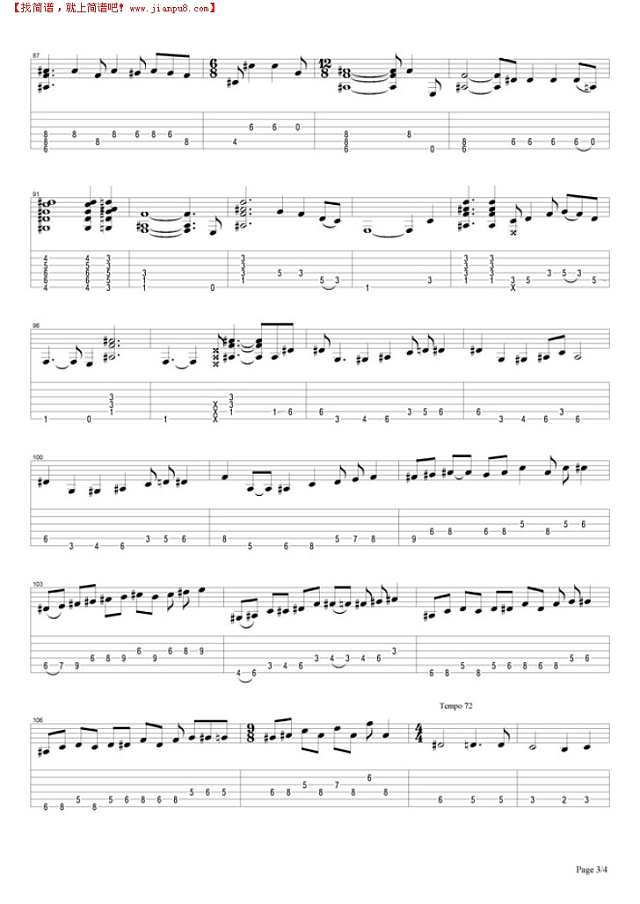 Bohemian Rhapsody吉他谱