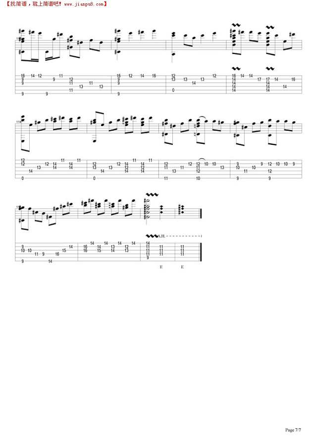 Bohemian Guita吉他谱