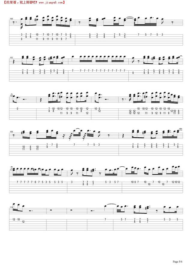 Civil War(good)吉他谱