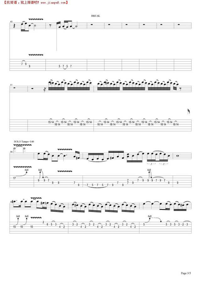 I Want It All吉他谱