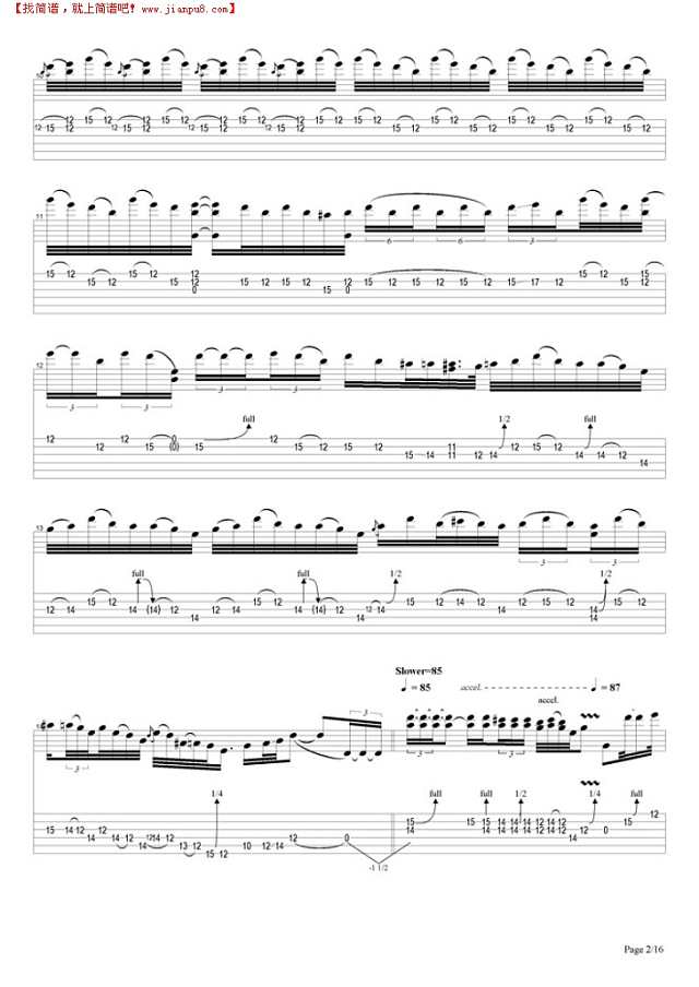 Woodstock Improvisation吉他谱